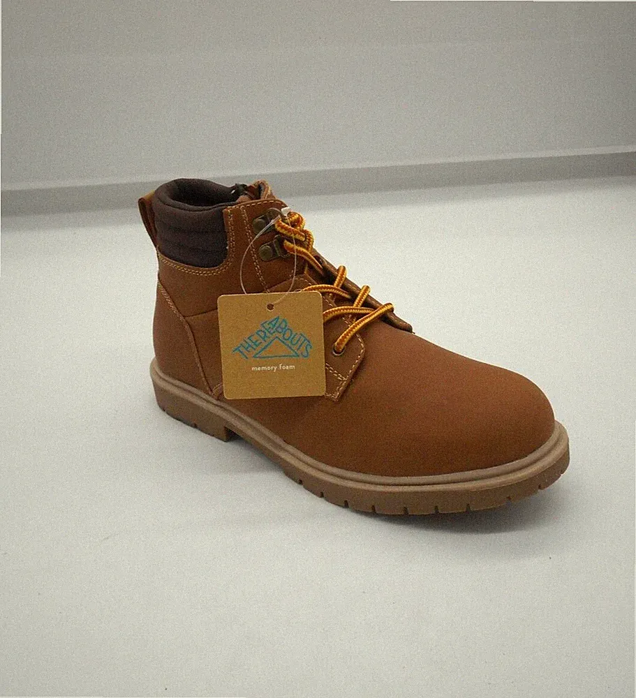 Thereabouts Duke Brown Synthetic Hiking Boots Big Boys Size 4 M
